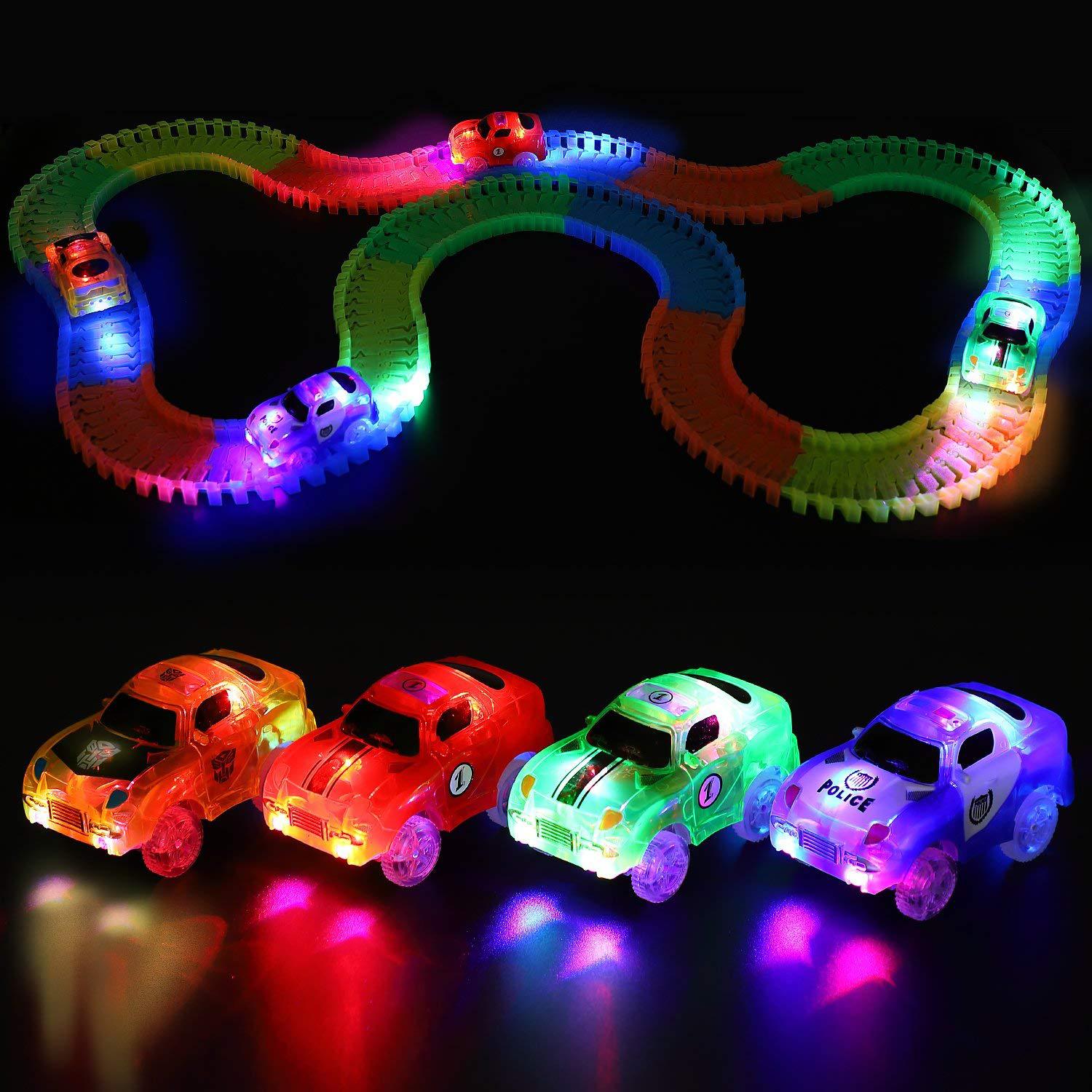 Гнучкий трек Glow Tracks (220 деталей, 336 см), що світиться.П